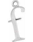 14K Lowercase Initial Dangle