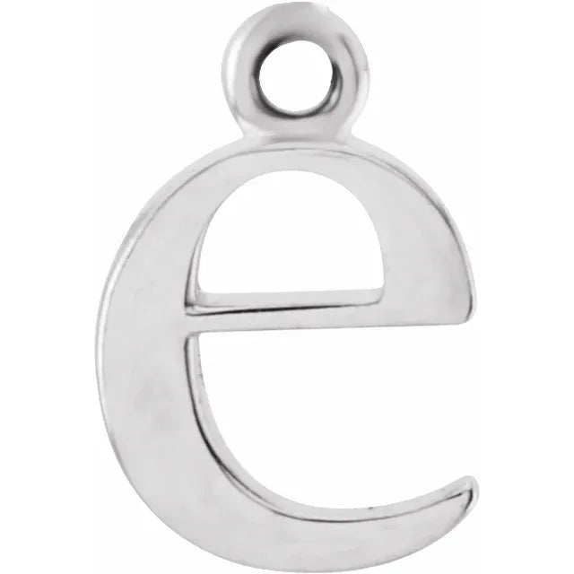 14K Lowercase Initial Dangle