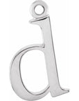 14K Lowercase Initial Dangle