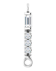 14K Natural Diamond Bar Link