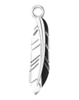 14K Feather Dangle