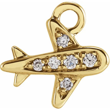 Natural Diamond Plane Dangle