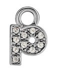 Petite Pavé Lowercase Diamond Alphabet Dangle