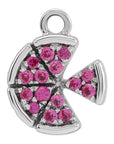 Natural Ruby Pizza Dangle